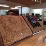 Racks for rugs at the auction!